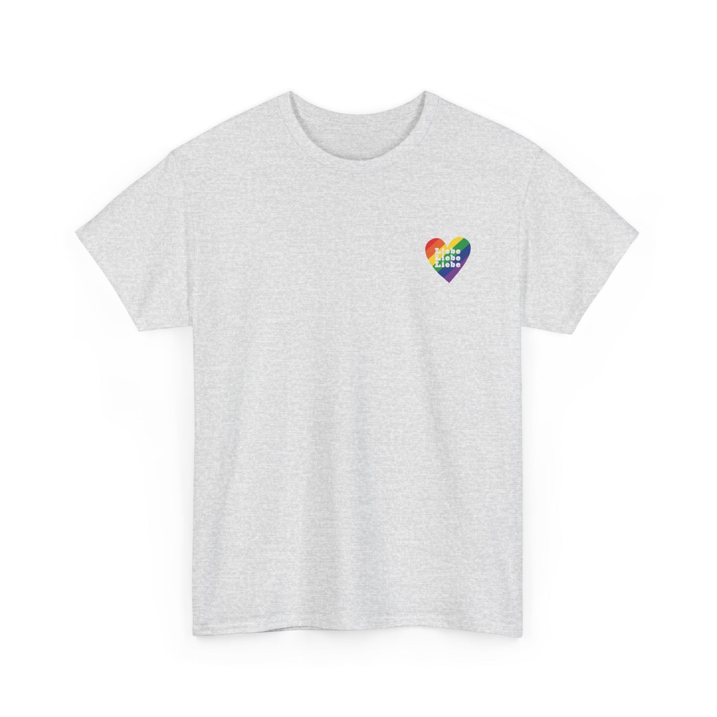 SPECIAL EDITION | PRIDE Rainbow Heart LIEBE Shirt