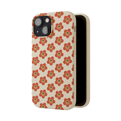 Flower Smiley Bio Phone Case