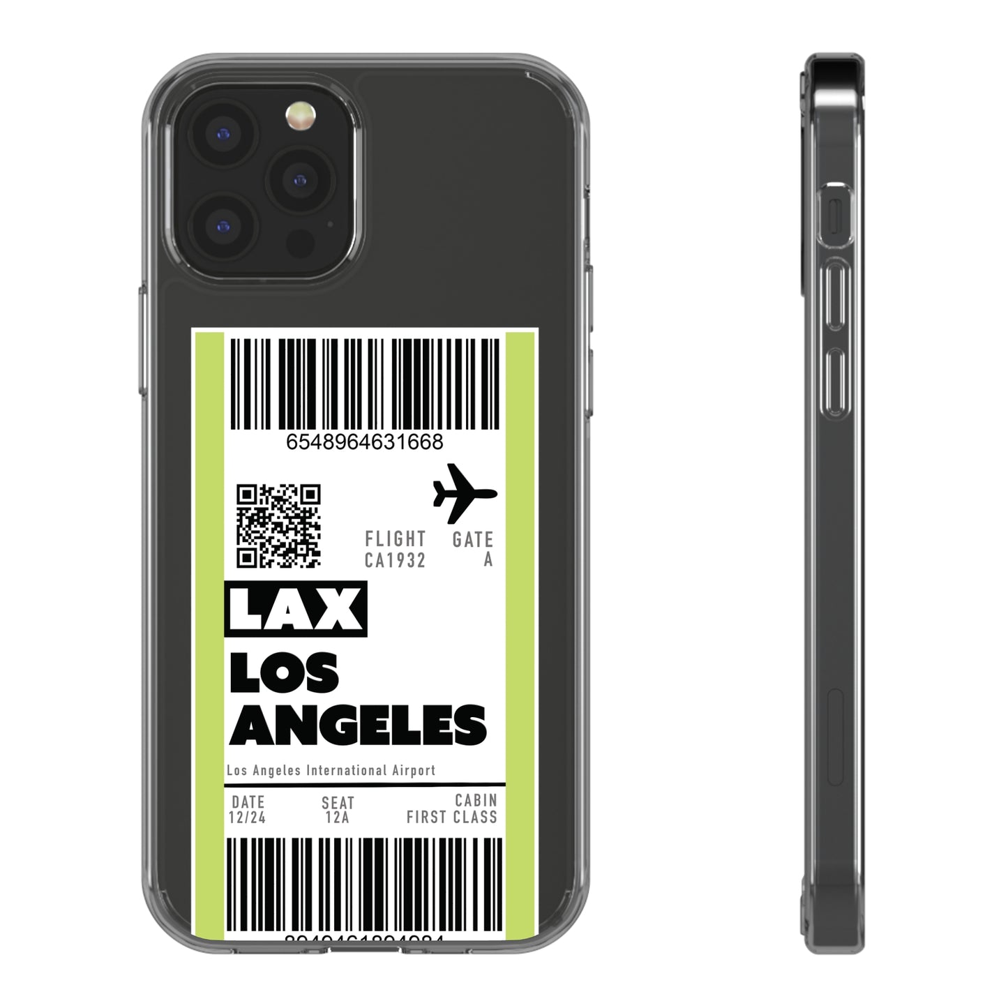 Clear Case LAX Boarding Pass