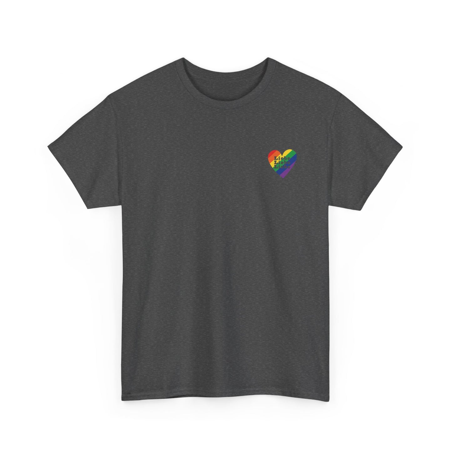 SPECIAL EDITION | PRIDE Rainbow Heart LIEBE Shirt