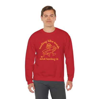 42 | Surfing like trash Unisex Crewneck Sweatshirt