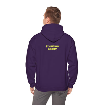 Focus on happy Unisex Hooded Sweatshirt