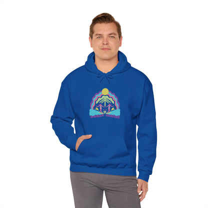 Women Surfing Unisex Hooded Sweatshirt