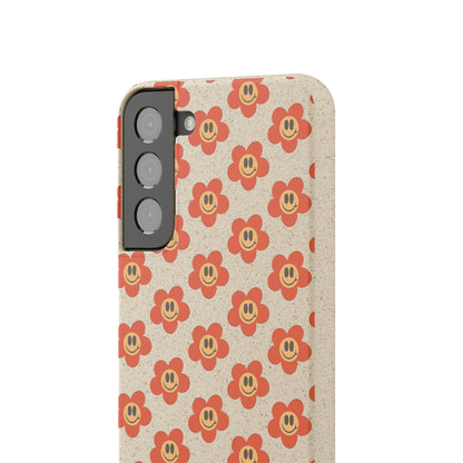 Flower Smiley Bio Phone Case