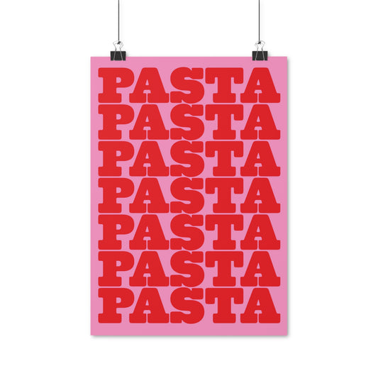 SPECIAL EDITION | Pasta Pink Red Poster