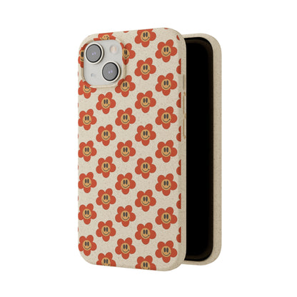 Flower Smiley Bio Phone Case