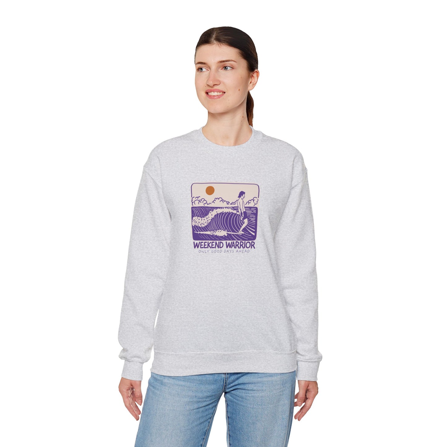 Weekend Warrior Dude Collection II Crewneck Sweatshirt