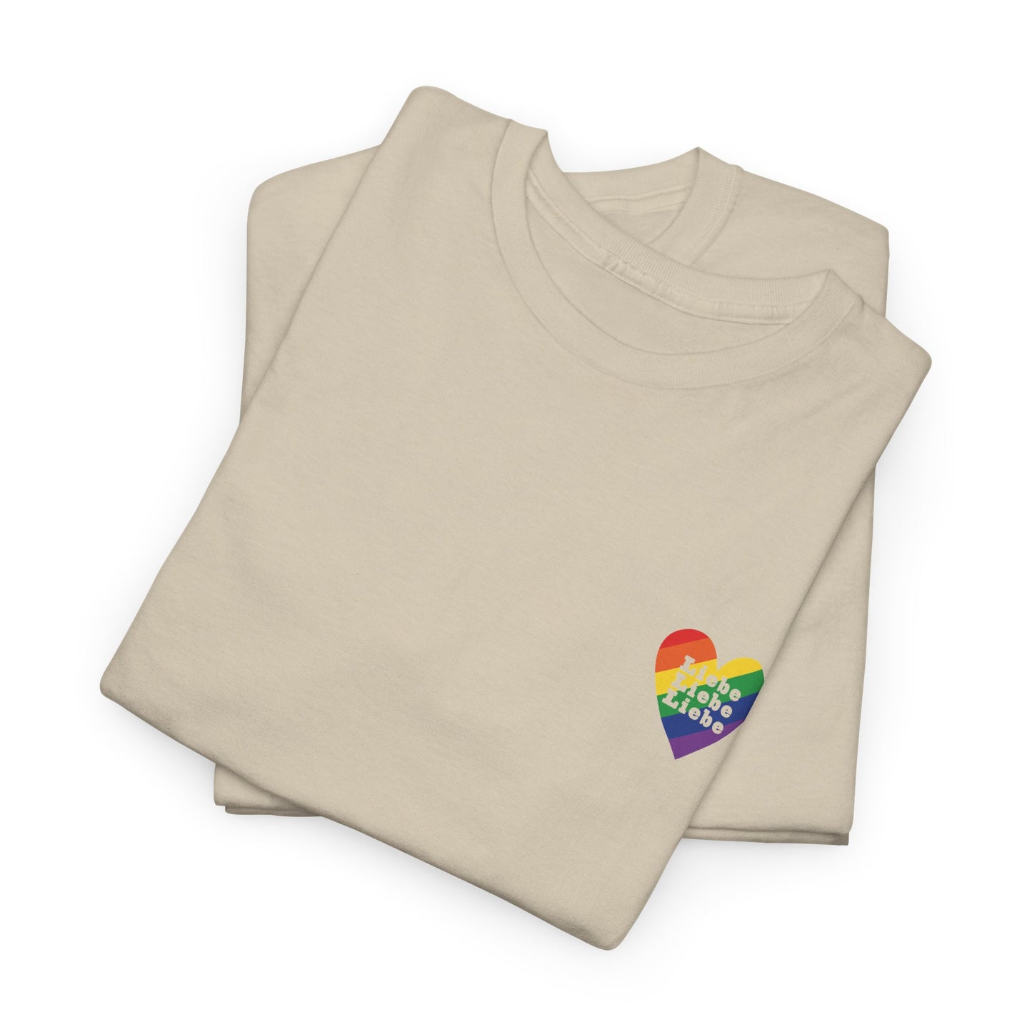 SPECIAL EDITION | PRIDE Rainbow Heart LIEBE Shirt