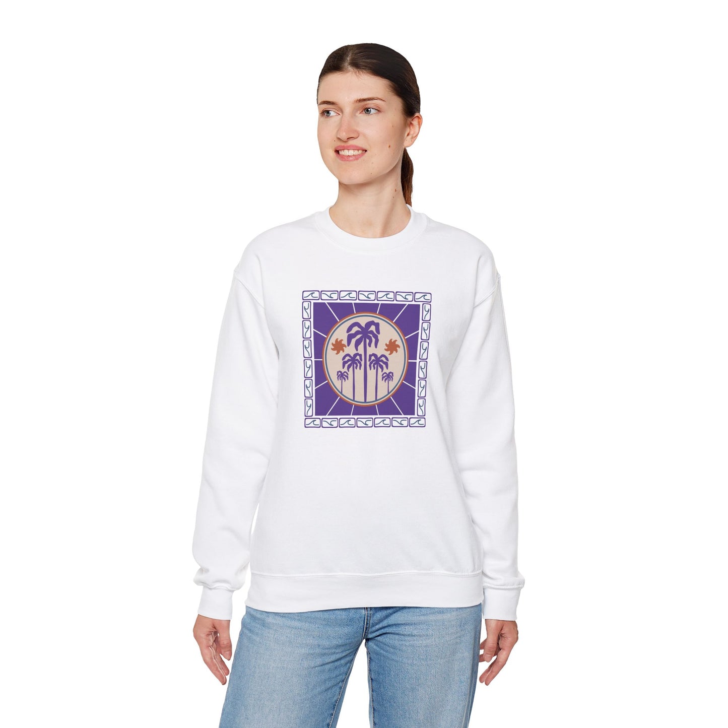 Palm Paradise Crewneck Sweatshirt