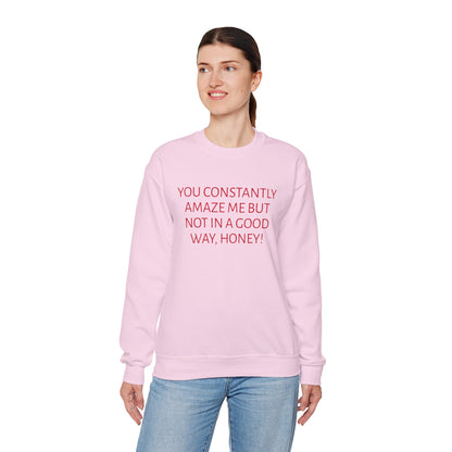 Amazed Unisex Crewneck Sweatshirt