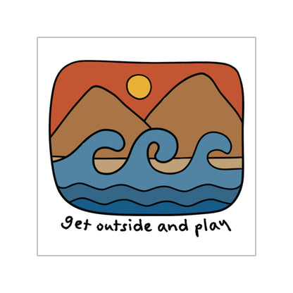 29 | Go outside Sticker