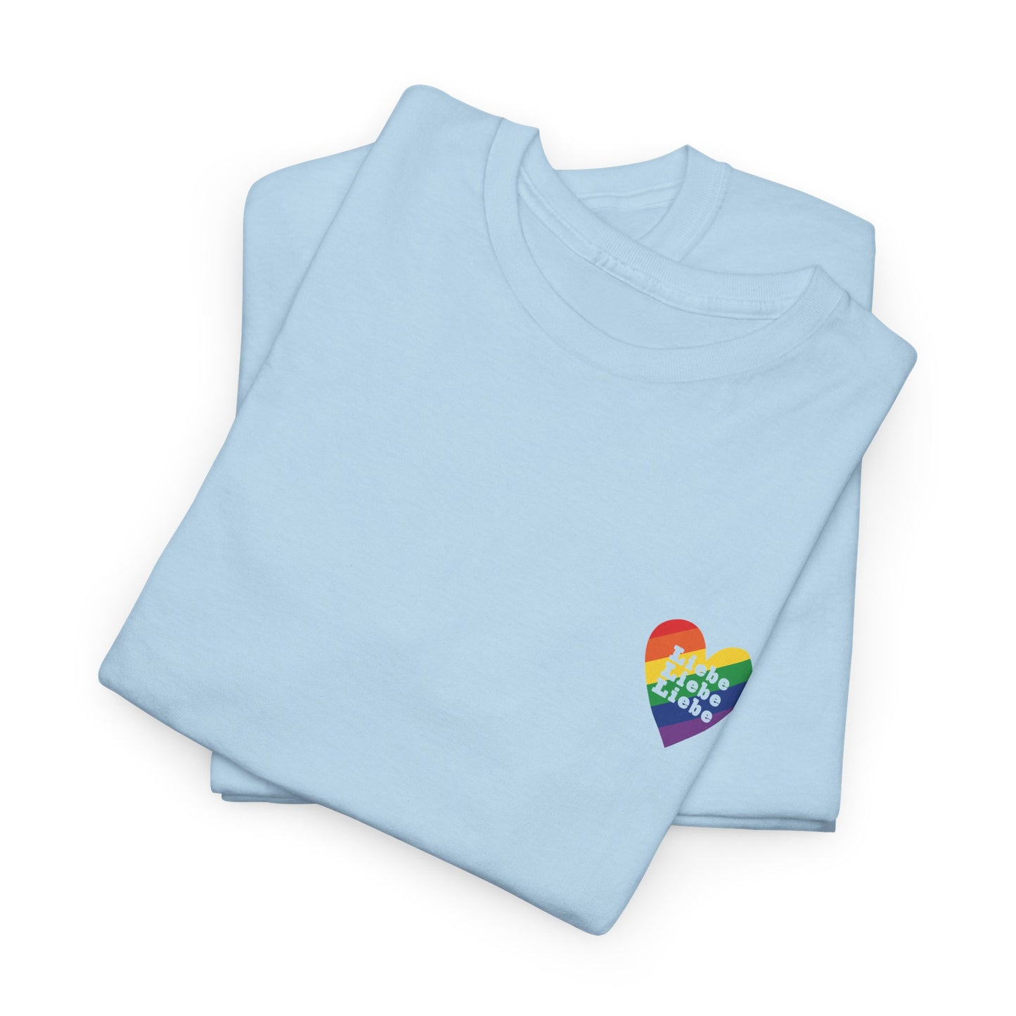 SPECIAL EDITION | PRIDE Rainbow Heart LIEBE Shirt