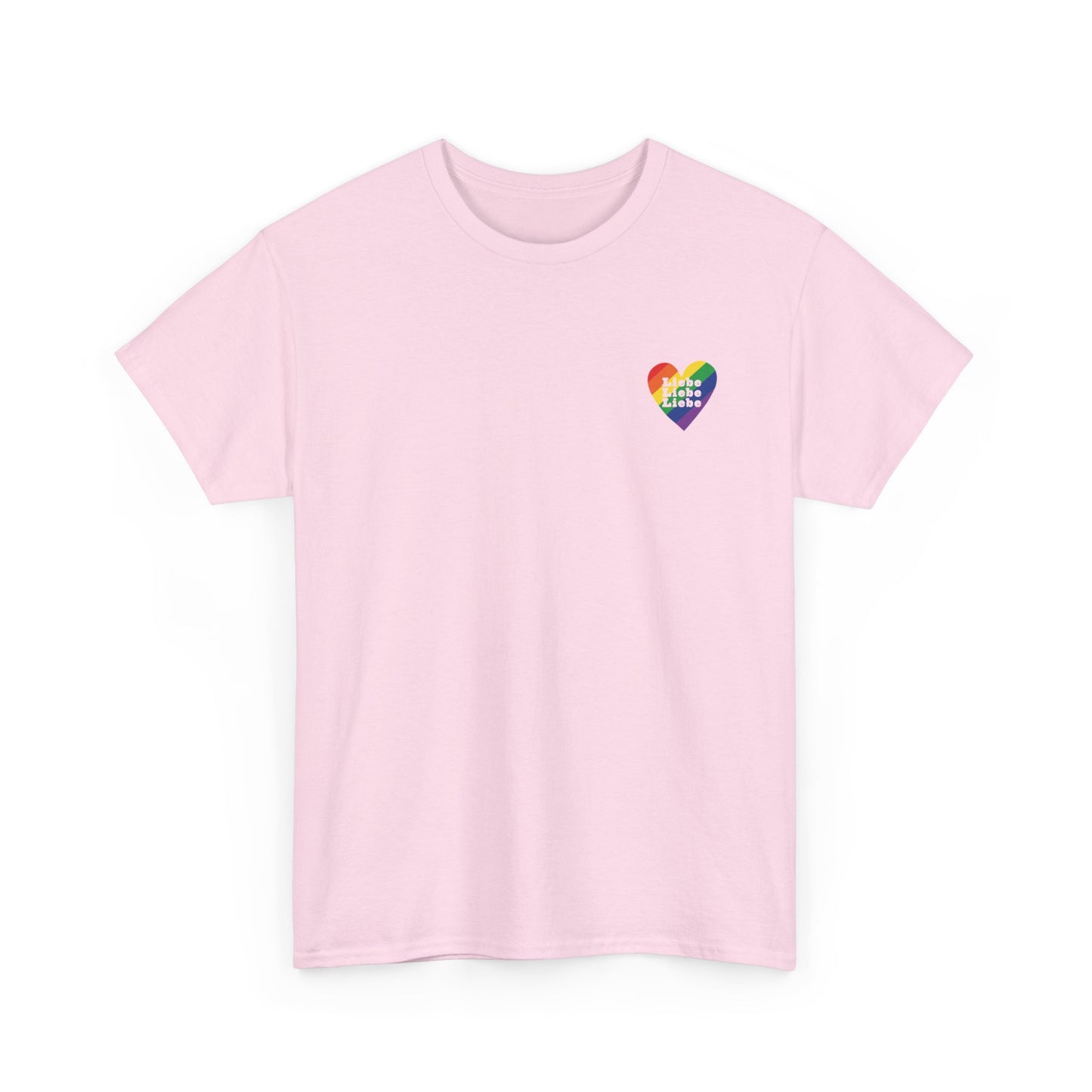 SPECIAL EDITION | PRIDE Rainbow Heart LIEBE Shirt