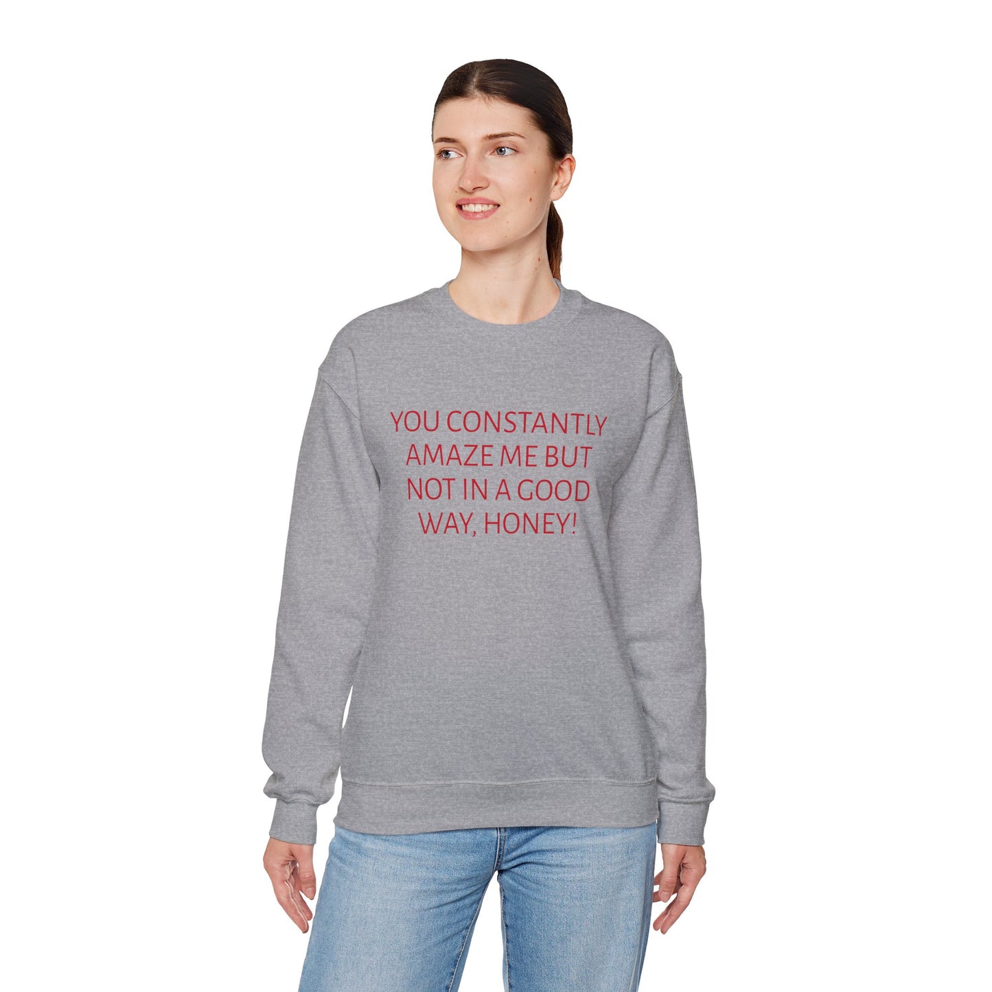 Amazed Unisex Crewneck Sweatshirt