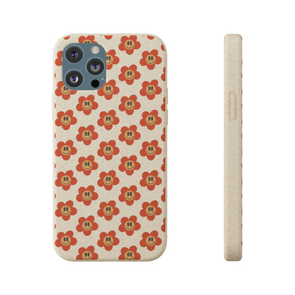 Flower Smiley Bio Phone Case