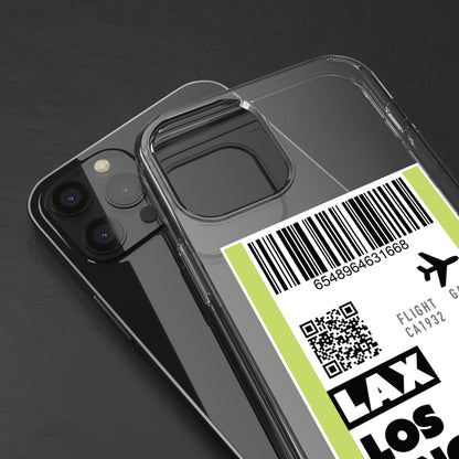 Clear Case LAX Boarding Pass