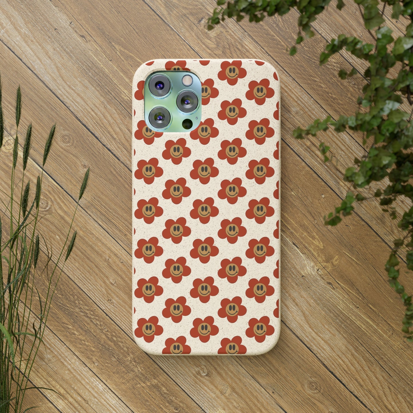 Flower Smiley Bio Phone Case