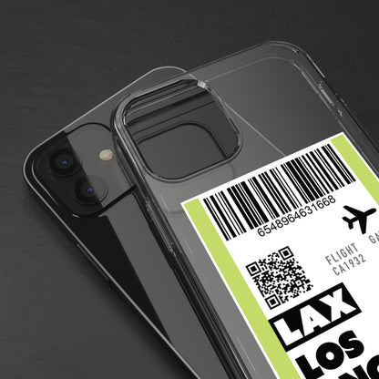 Clear Case LAX Boarding Pass