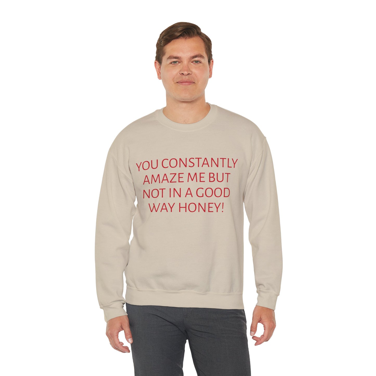 Amazed Unisex Crewneck Sweatshirt