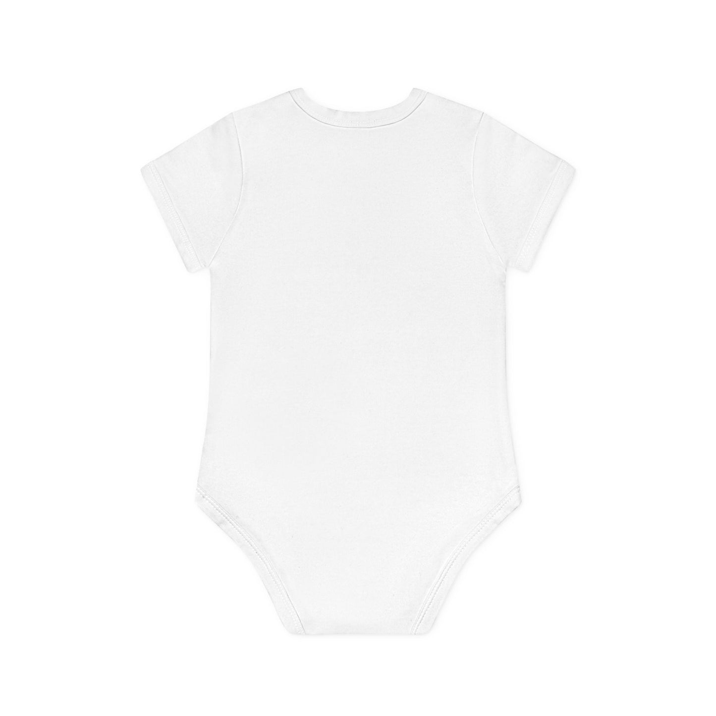 Crawl walk surf organic haby bodysuit