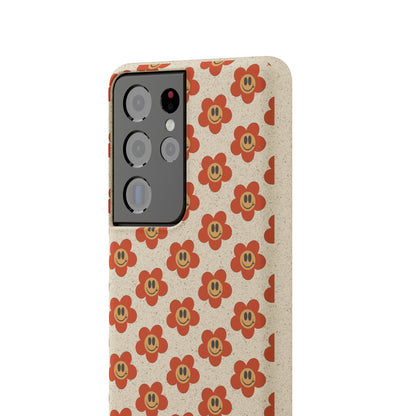 Flower Smiley Bio Phone Case