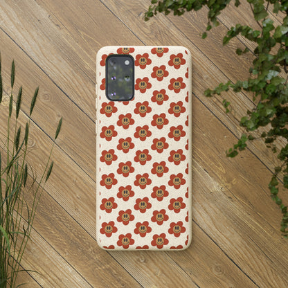 Flower Smiley Bio Phone Case