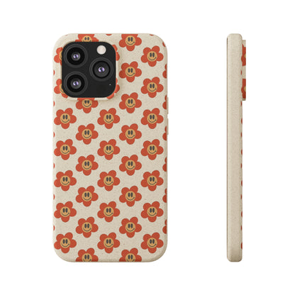 Flower Smiley Bio Phone Case