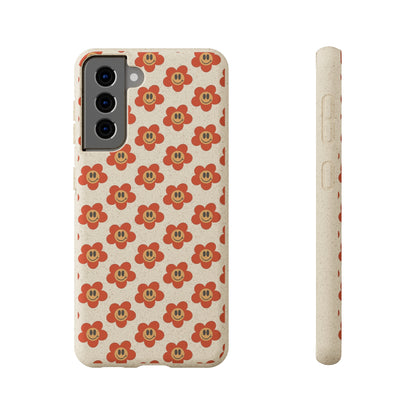 Flower Smiley Bio Phone Case