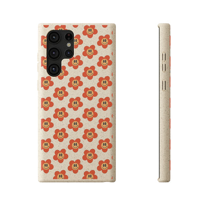 Flower Smiley Bio Phone Case