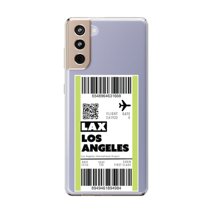 Clear Case LAX Boarding Pass