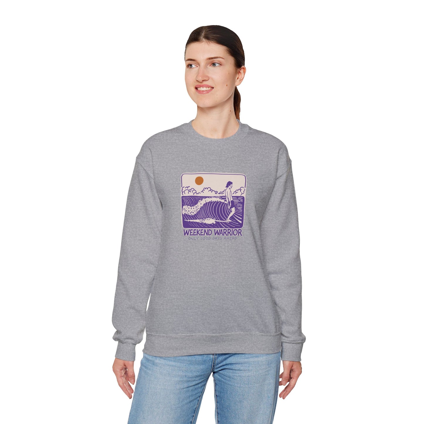 Weekend Warrior Dude Collection II Crewneck Sweatshirt