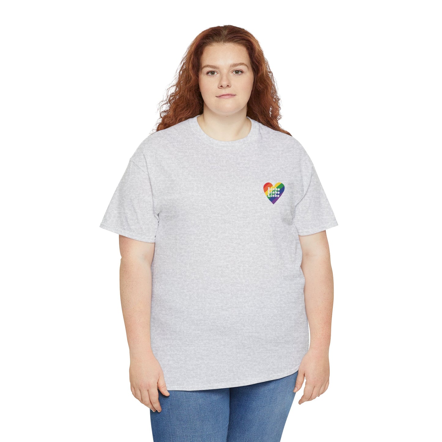 SPECIAL EDITION | PRIDE Rainbow Heart LIEBE Shirt