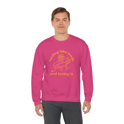 42 | Surfing like trash Unisex Crewneck Sweatshirt