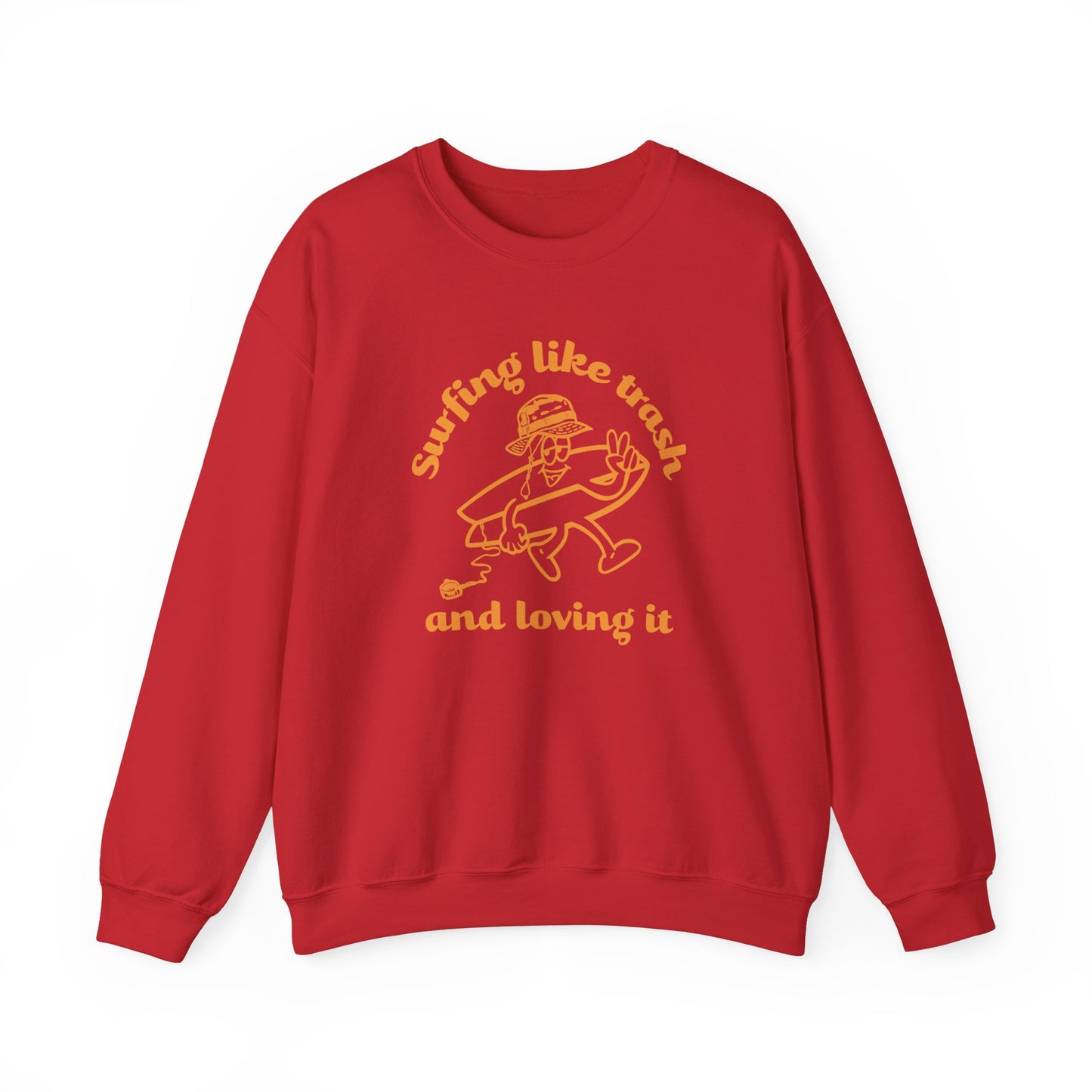 42 | Surfing like trash Unisex Crewneck Sweatshirt