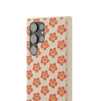 Flower Smiley Bio Phone Case