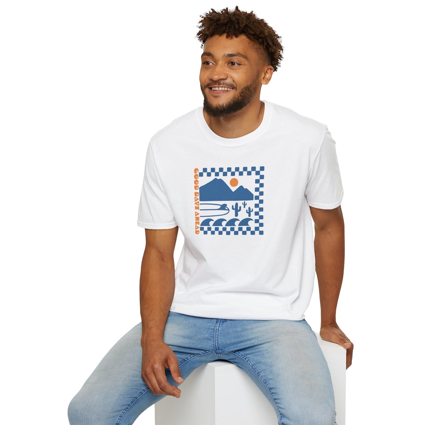 Beach Bum V Blue Unisex Shirt