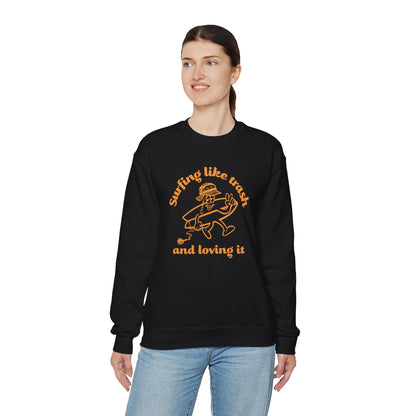 42 | Surfing like trash Unisex Crewneck Sweatshirt