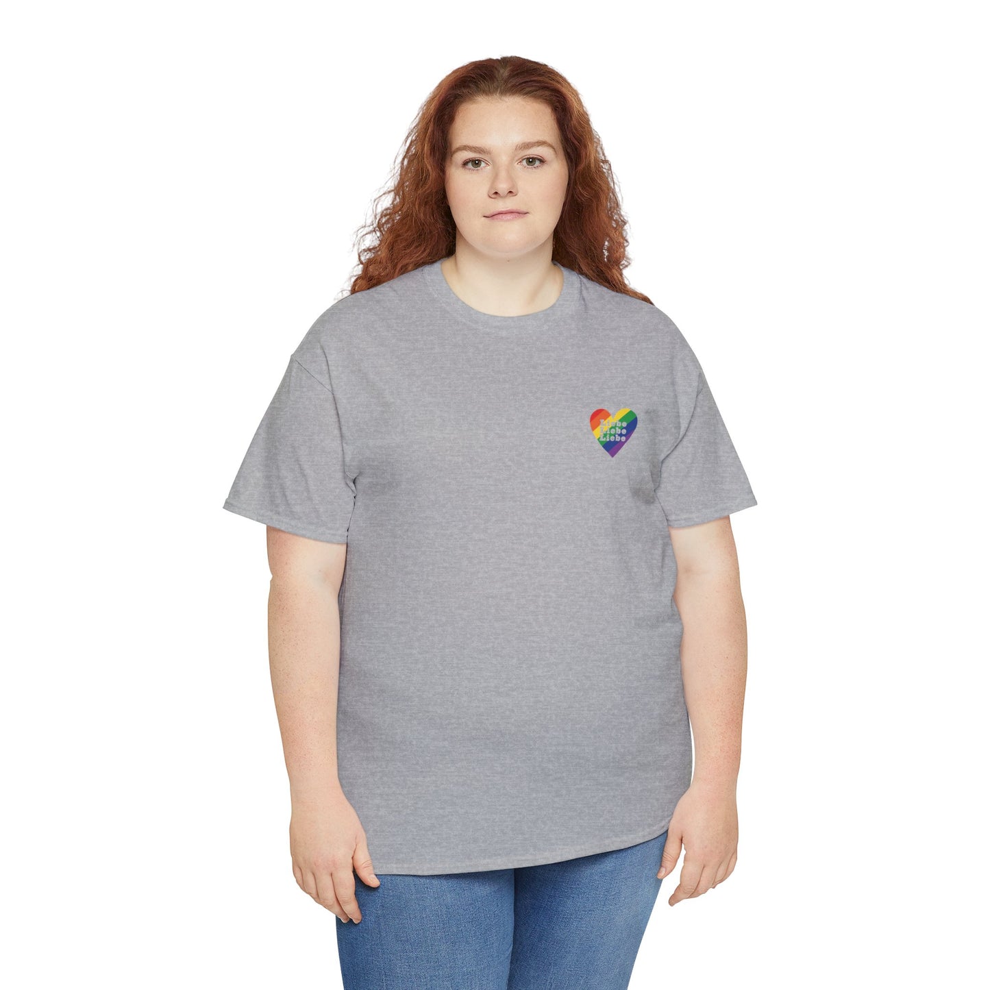 SPECIAL EDITION | PRIDE Rainbow Heart LIEBE Shirt