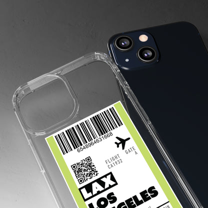 Clear Case LAX Boarding Pass