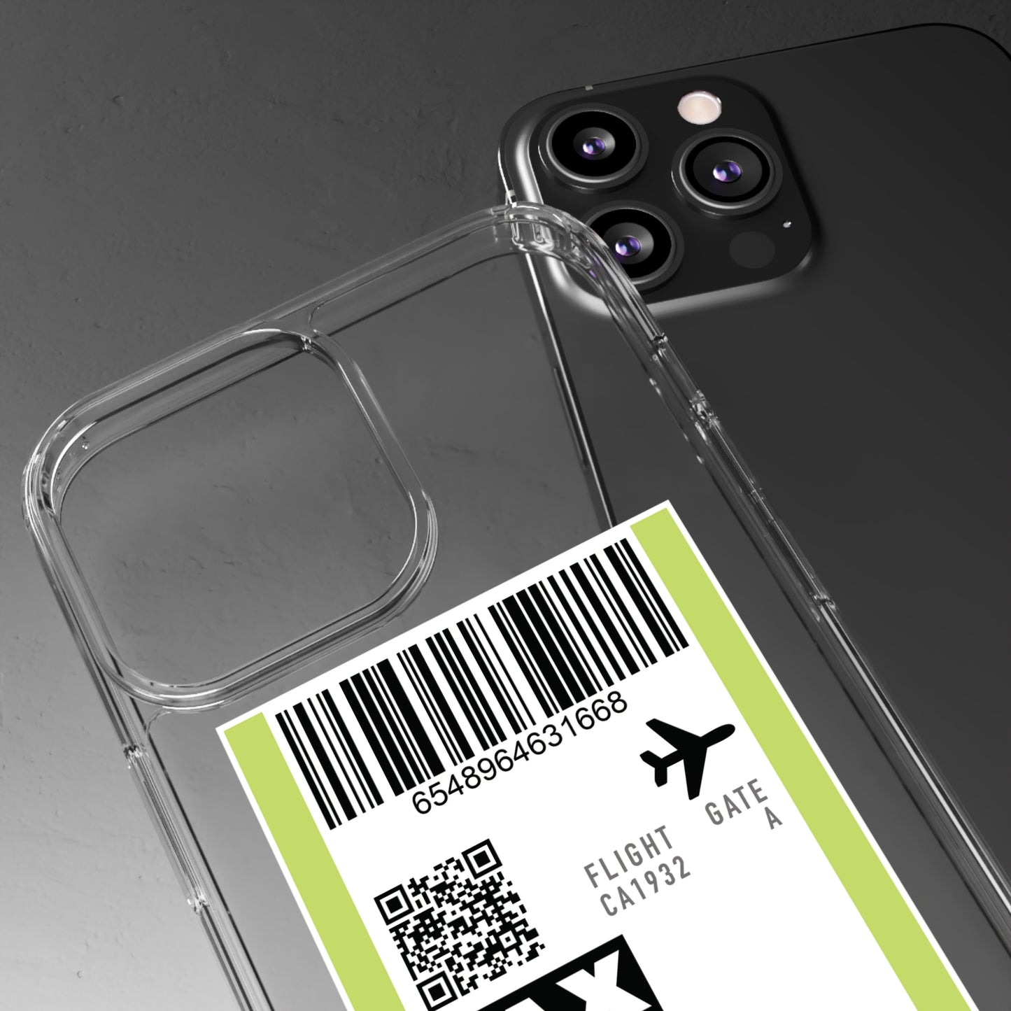 Clear Case LAX Boarding Pass