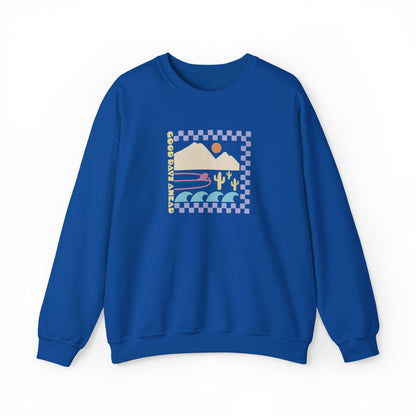 Beach Bum V Colorful Unisex Crewneck Sweatshirt