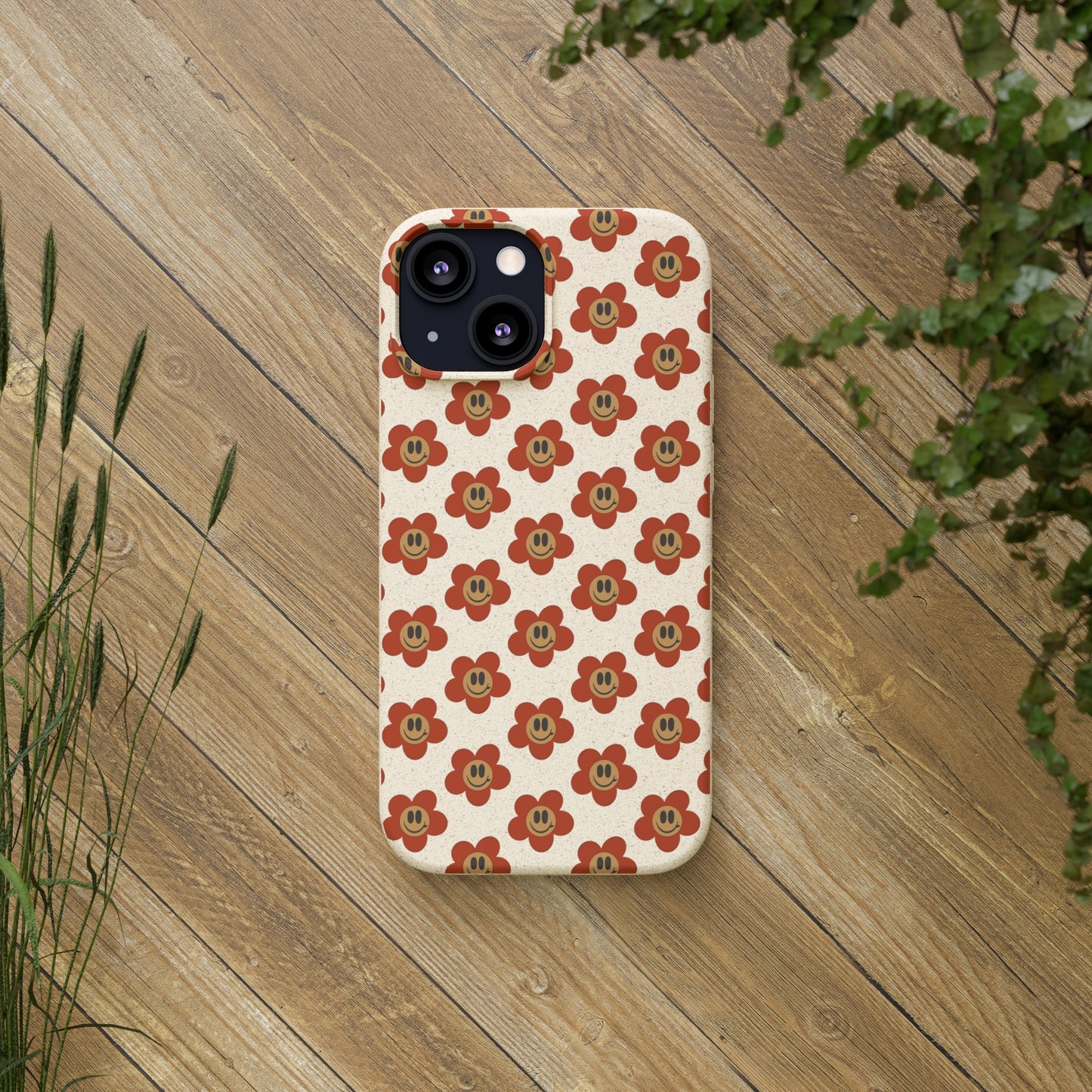 Flower Smiley Bio Phone Case