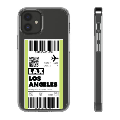 Clear Case LAX Boarding Pass