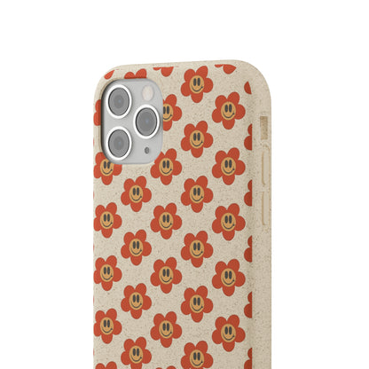 Flower Smiley Bio Phone Case