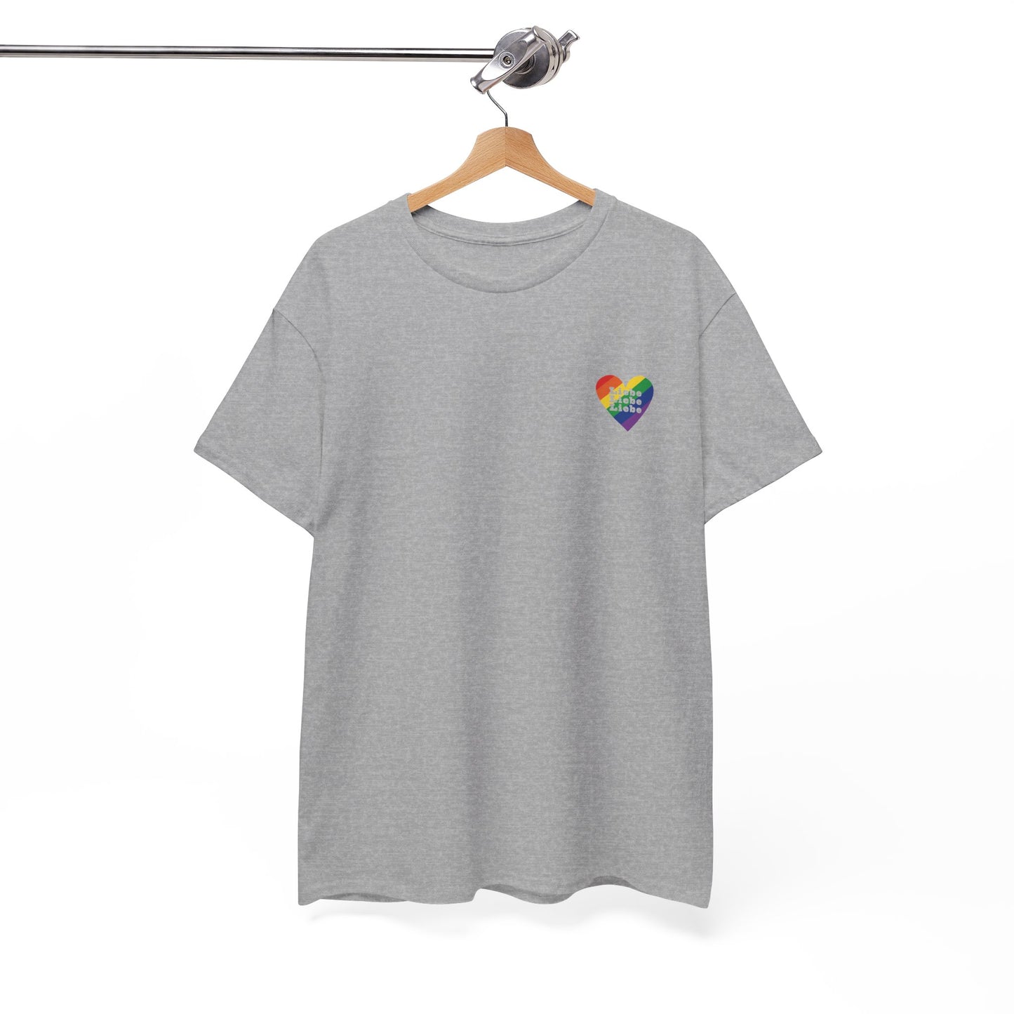 SPECIAL EDITION | PRIDE Rainbow Heart LIEBE Shirt