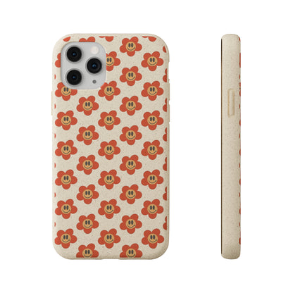 Flower Smiley Bio Phone Case