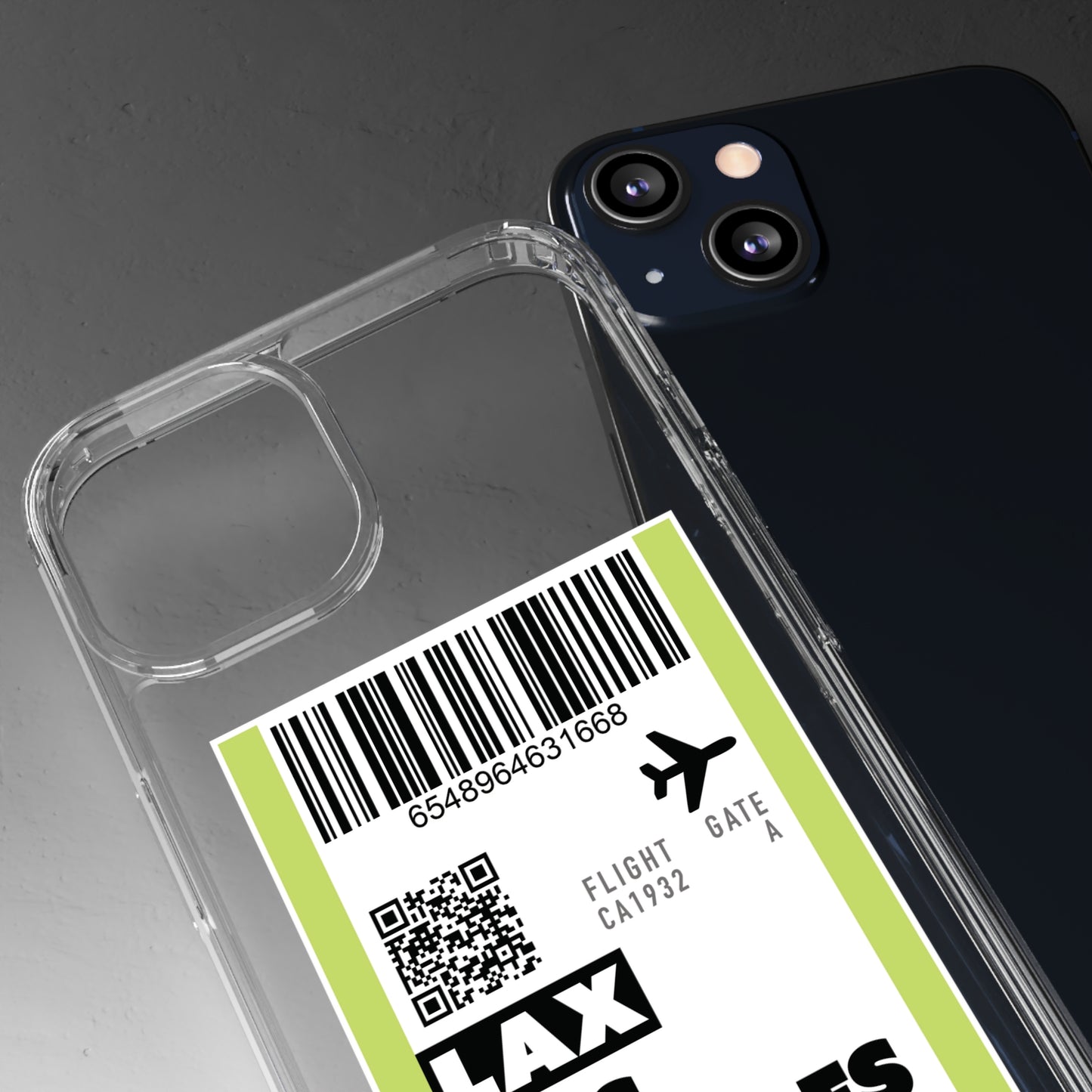 Clear Case LAX Boarding Pass