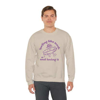 42 | Surfing like trash Unisex Crewneck Sweatshirt