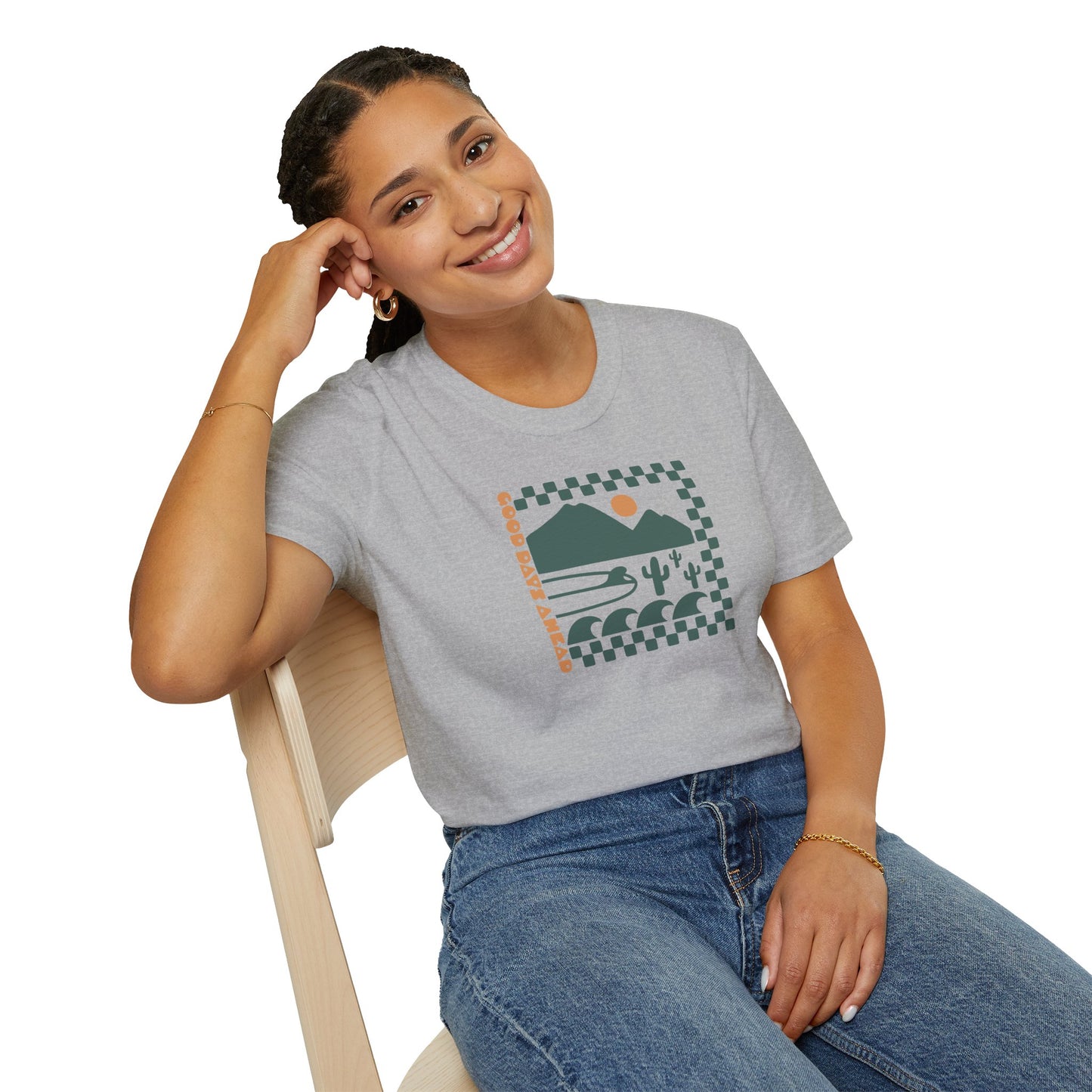 Beach Bum V Green Unisex Shirt