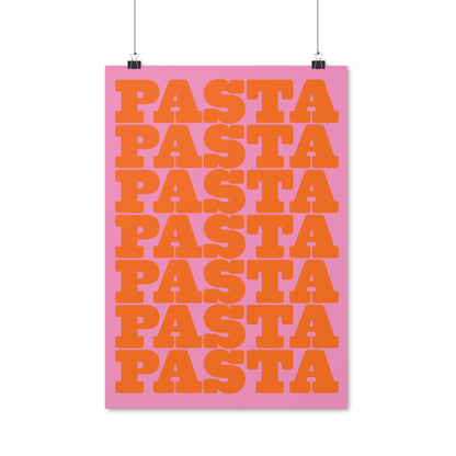 SPECIAL EDITION | Pasta Orange Pink Poster